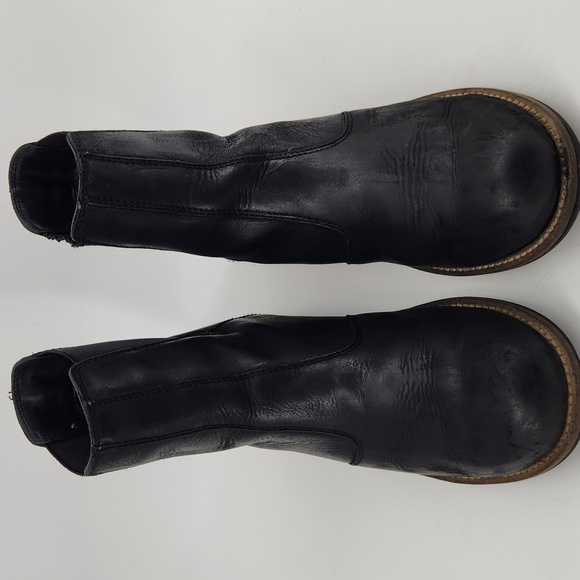KODIAK LEATHER BLACK BOOTIES - Picture 6 of 8